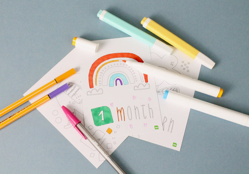 Cartes étapes bébé